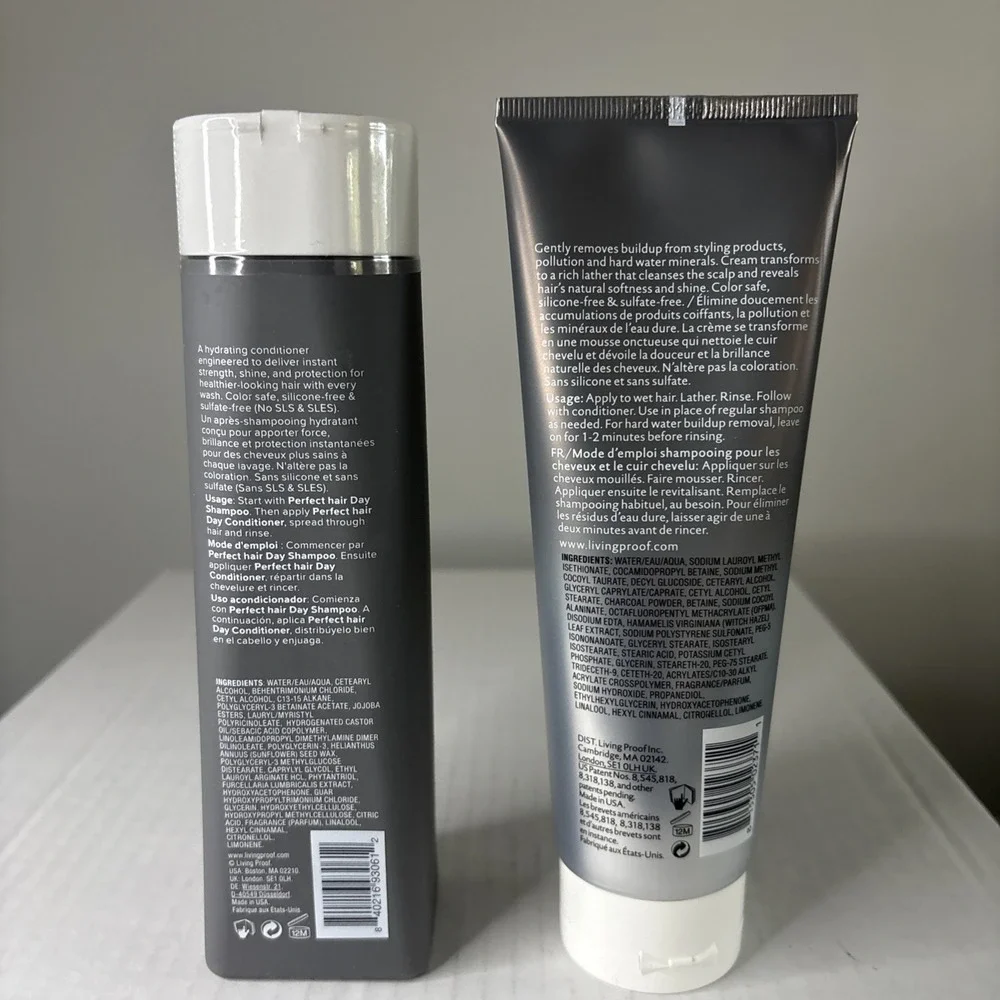 Living Proof Conditioner & Triple Detox Shampoo